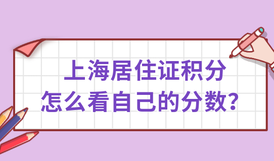 上海居住证积分怎么看自己的分数？性价比最高的积分方案来了！