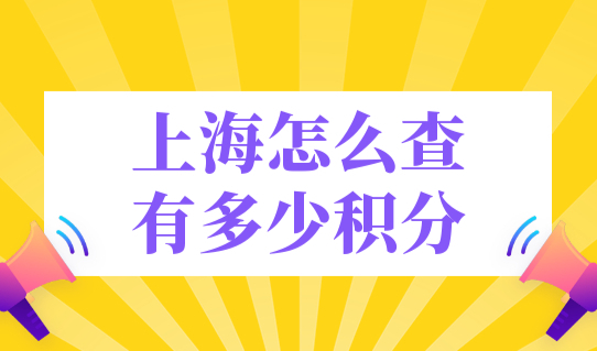 上海怎么查自己有多少积分？积分加30分的目录，别错过！