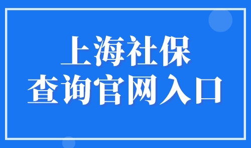 上海社保查询官网入口，2023年上海社保缴费明细查询流程！